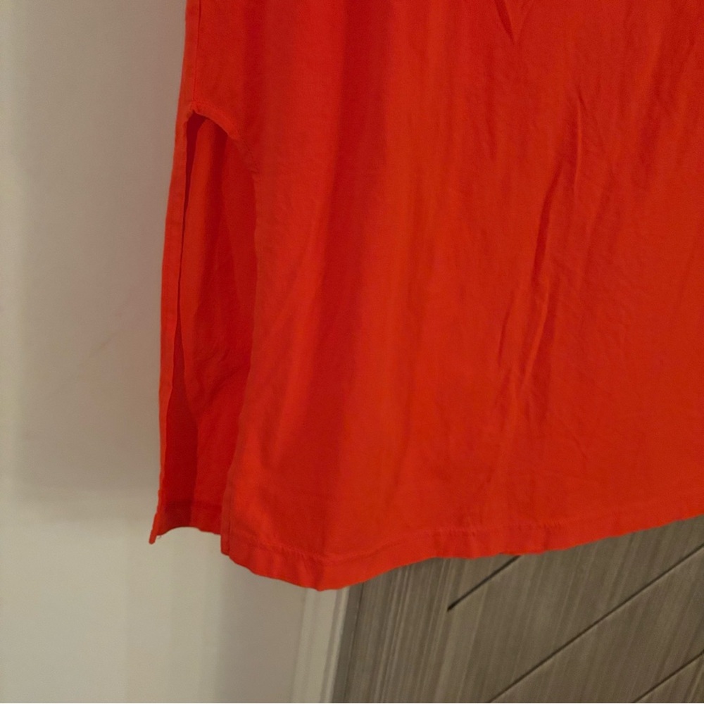 Free People Free-est Cherry Tomato Red Women's Midi Skirt Cotton Size Small - Picture 8 of 12